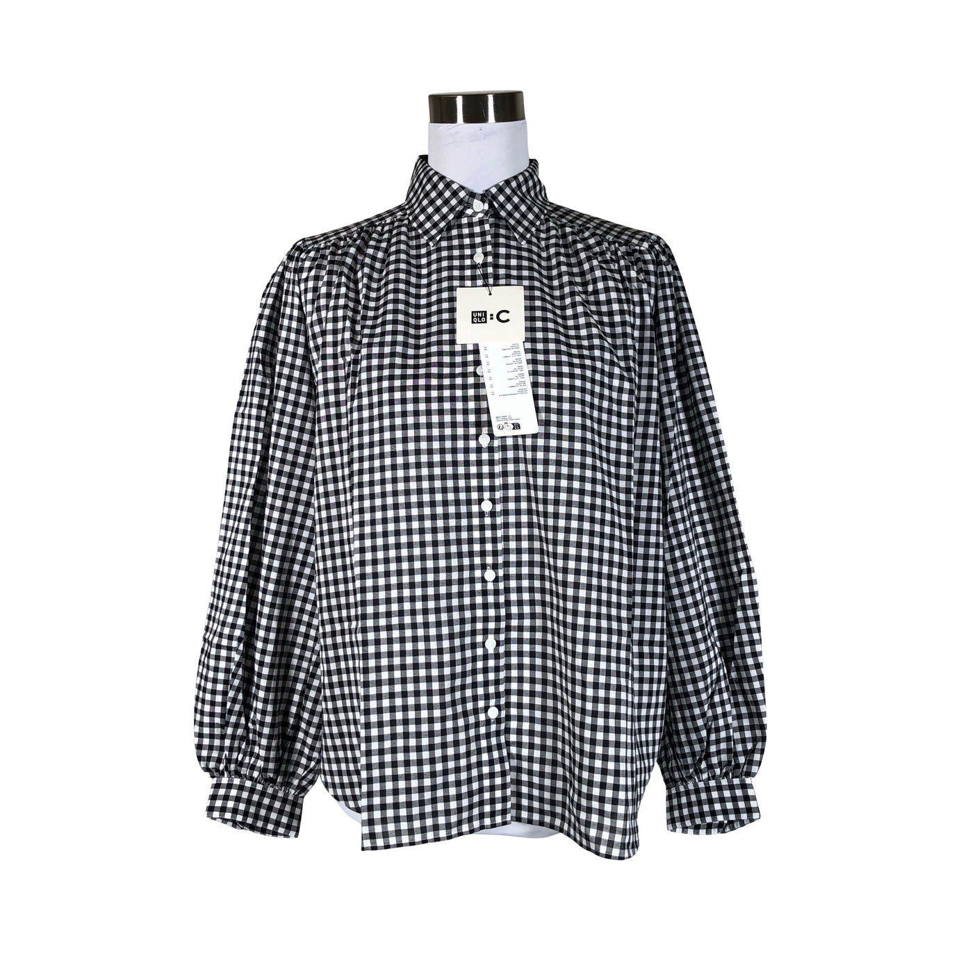 Unisex Uniqlo - Blouse, size 34 - Black (1)