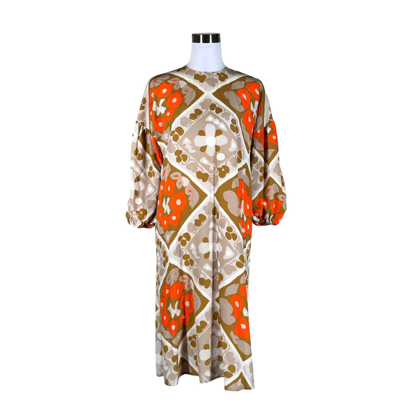 Unisex Marimekko - Schiffon dress, size 38 - Beige (1)