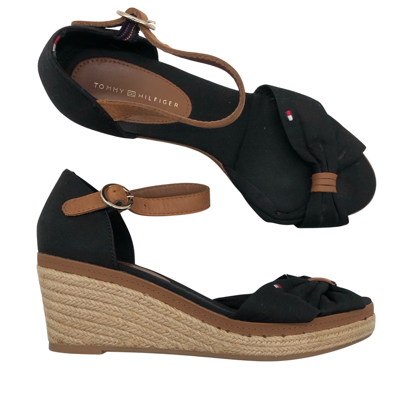 Unisex Tommy Hilfiger - Wedge sandals, size 37 - Black (1)