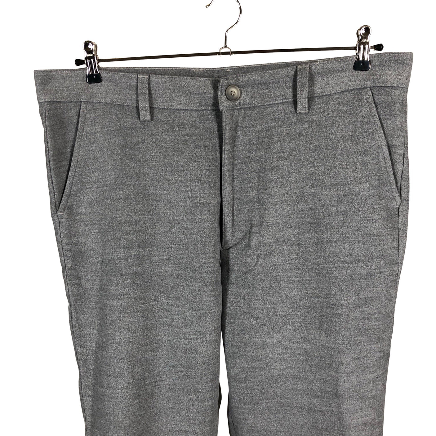 Unisex Knowledge Cotton Apparel - Slacks, size W34 - Gray (2)