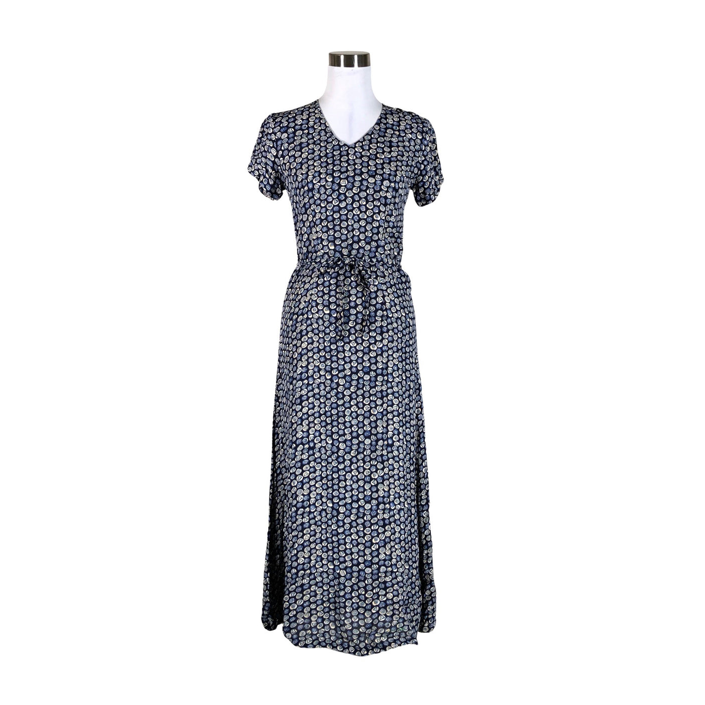 Unisex Monsoon - Schiffon dress, size 36 - Blue (1)