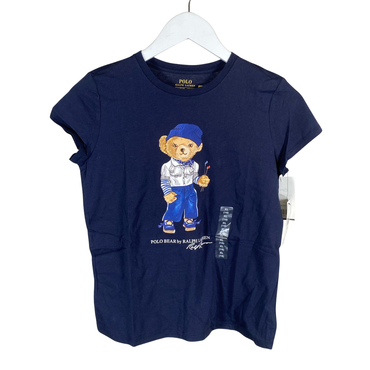 Unisex Polo Ralph Lauren - T-shirt, size 158 - 164 - Blue (1)