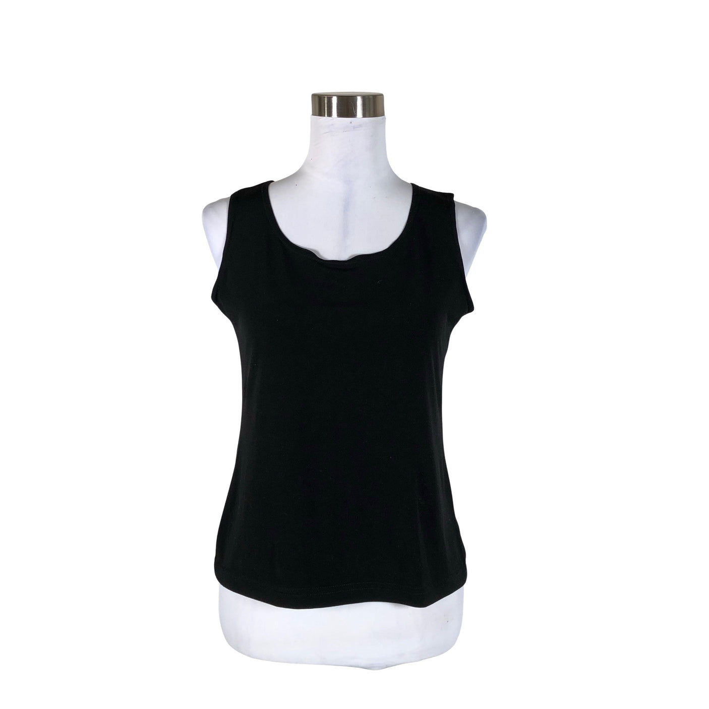 Unisex Cashmere - Tricot tank top, size 40 - Black (1)