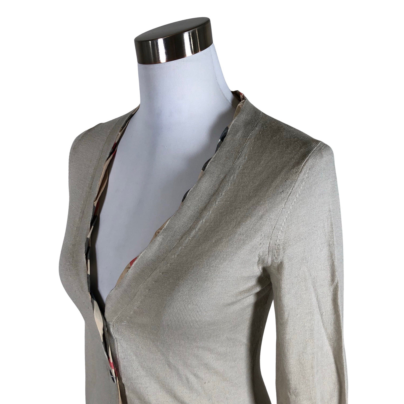 Unisex Burberry Brit - Cardigan, size 36 - Beige (3)