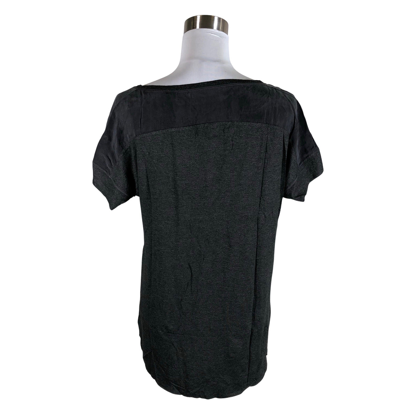 Unisex s.Oliver - Short-sleeved blouse, size 40 - Gray (2)