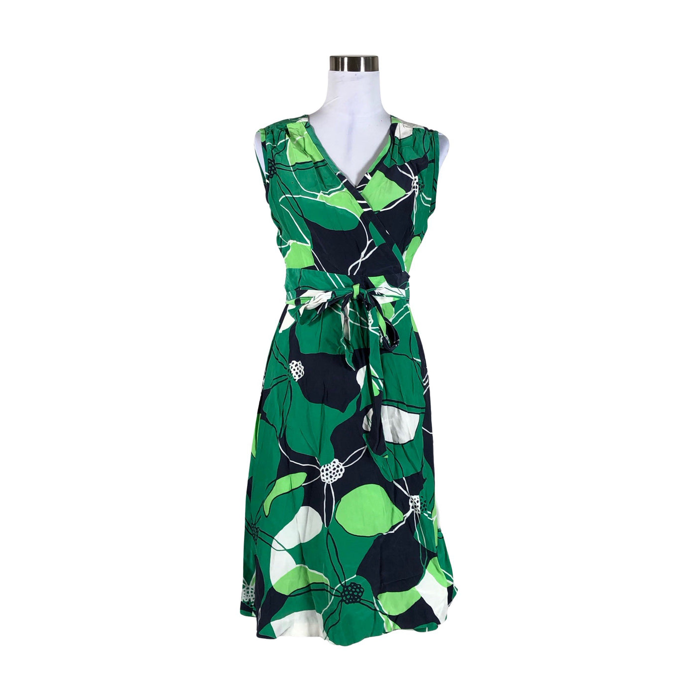 Unisex Banana Republic - Schiffon dress, size 38 - Green (1)