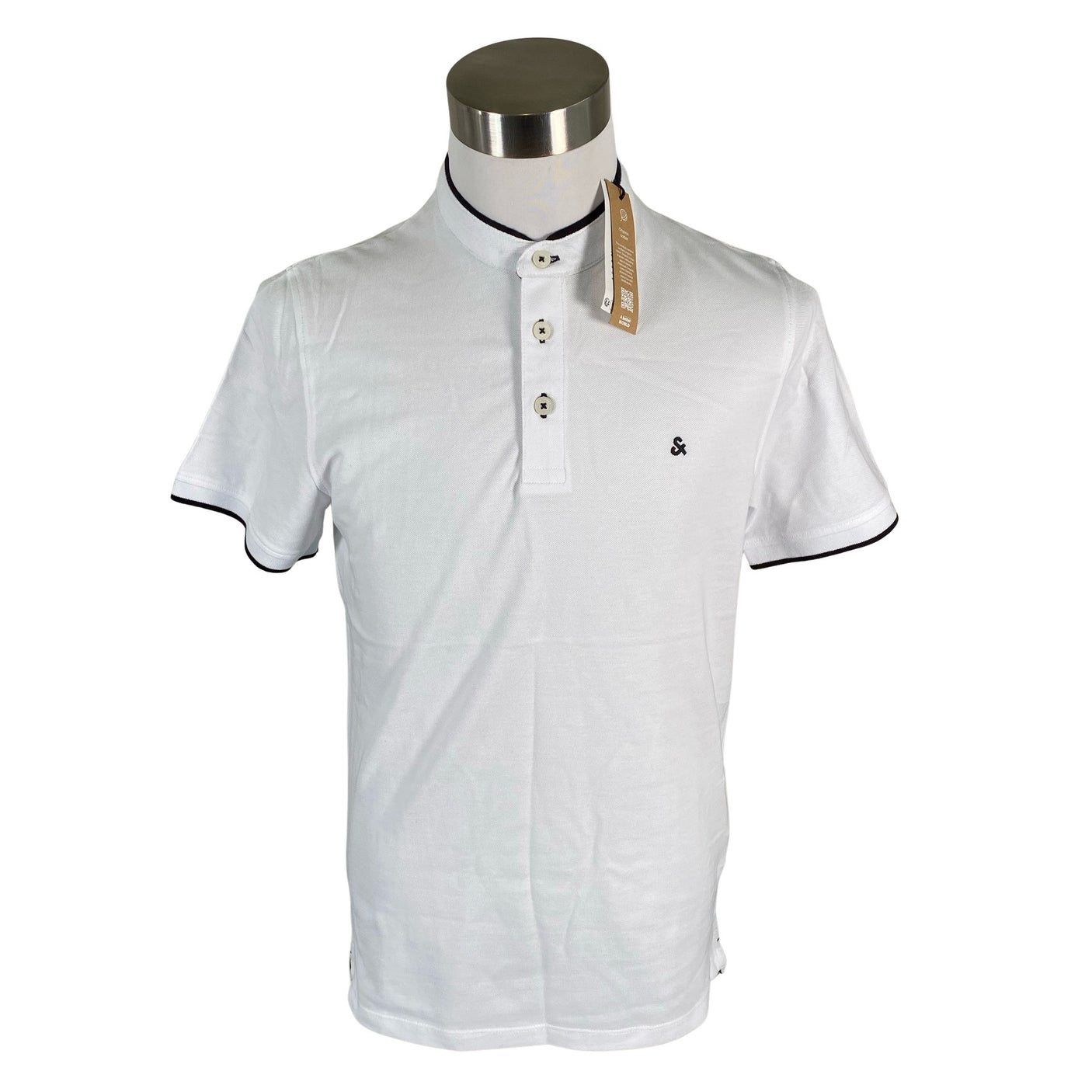 Unisex Jack & Jones - Polo shirt, size L - White (1)