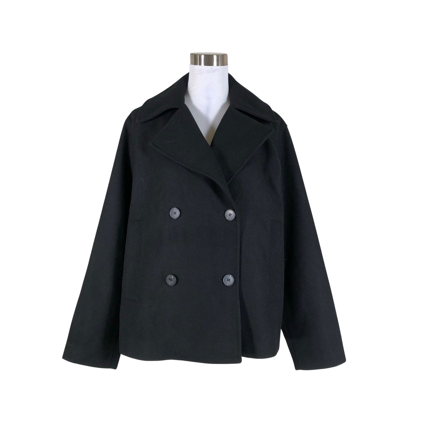 Unisex Selected - Wool coat, size 40 - Black (1)