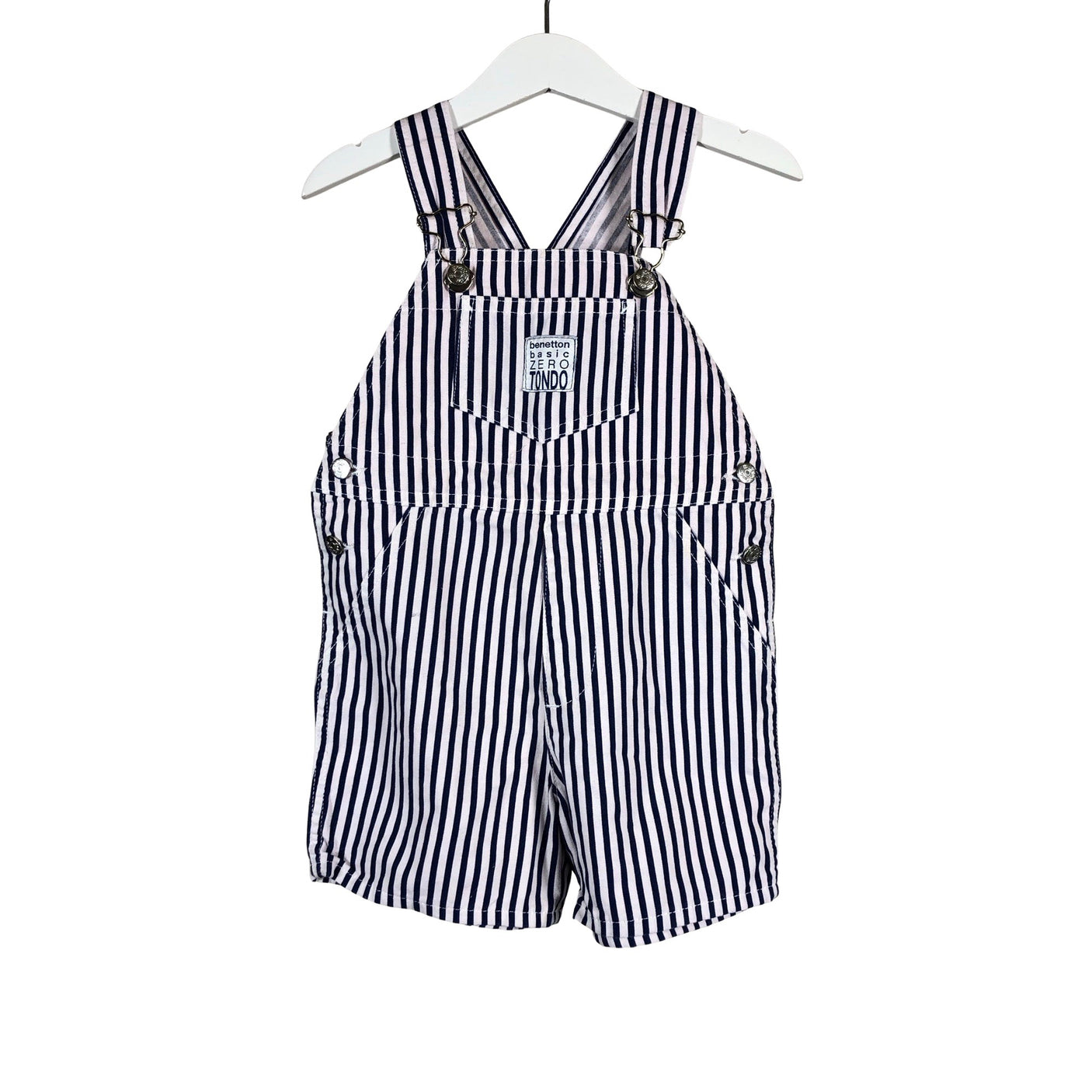 Unisex Benetton - Short overalls, size 74 - 80 - Blue (1)