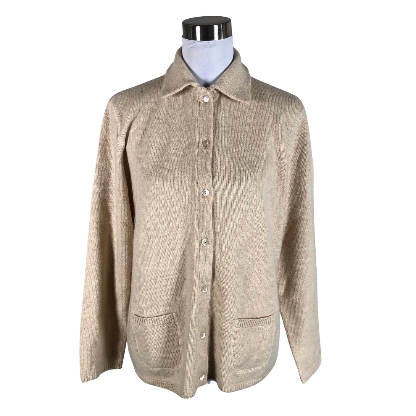 Unisex Repeat - Cardigan, size 40 - Beige (1)