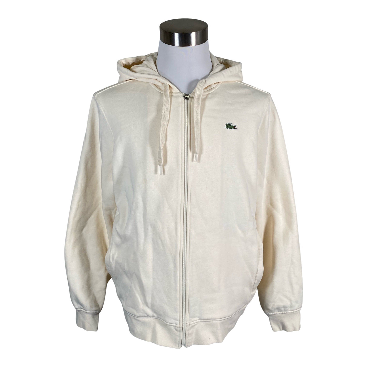 Unisex Lacoste - Hoodie, size XL - Natural white (1)