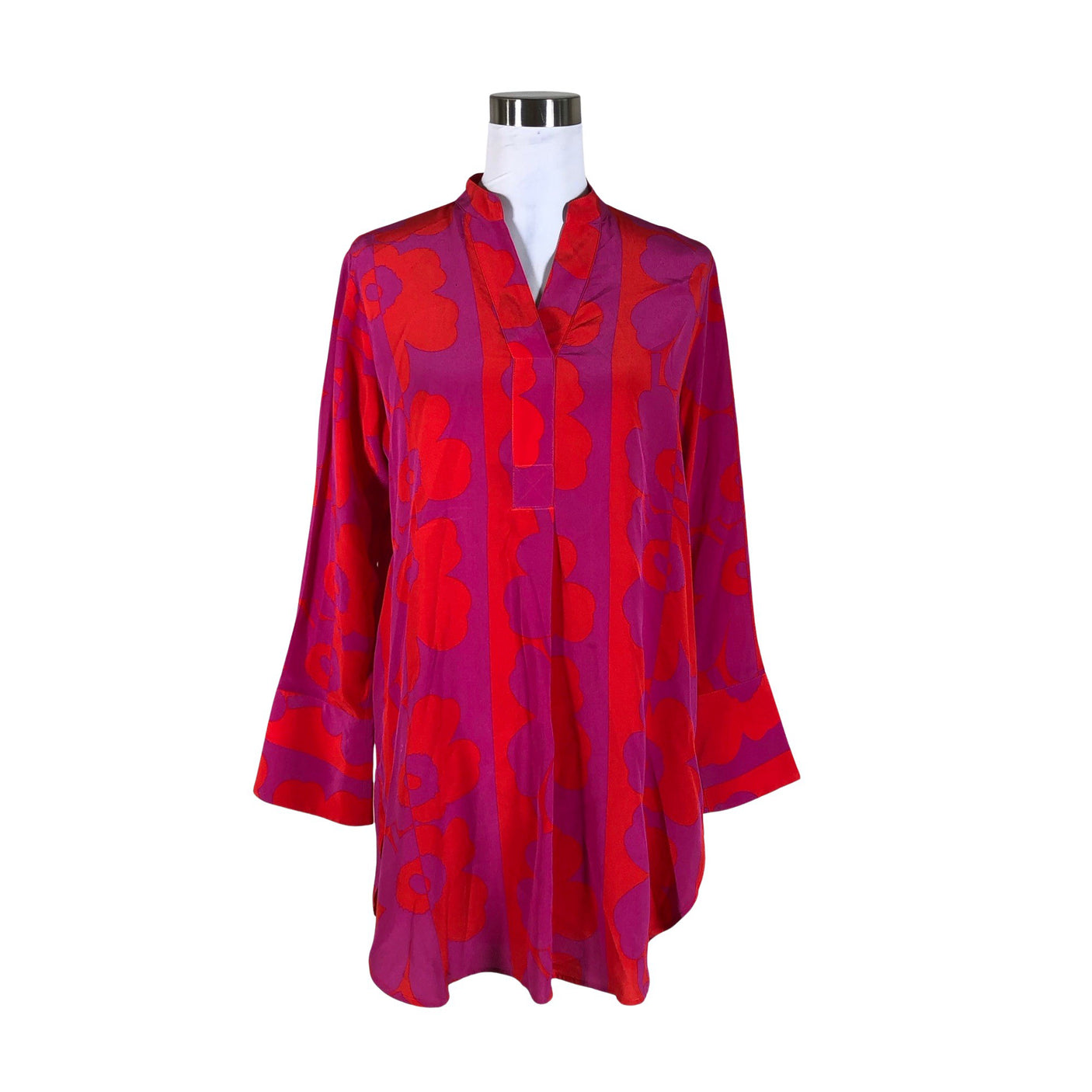 Unisex Marimekko - Schiffon tunic, size 38 - Violet (1)