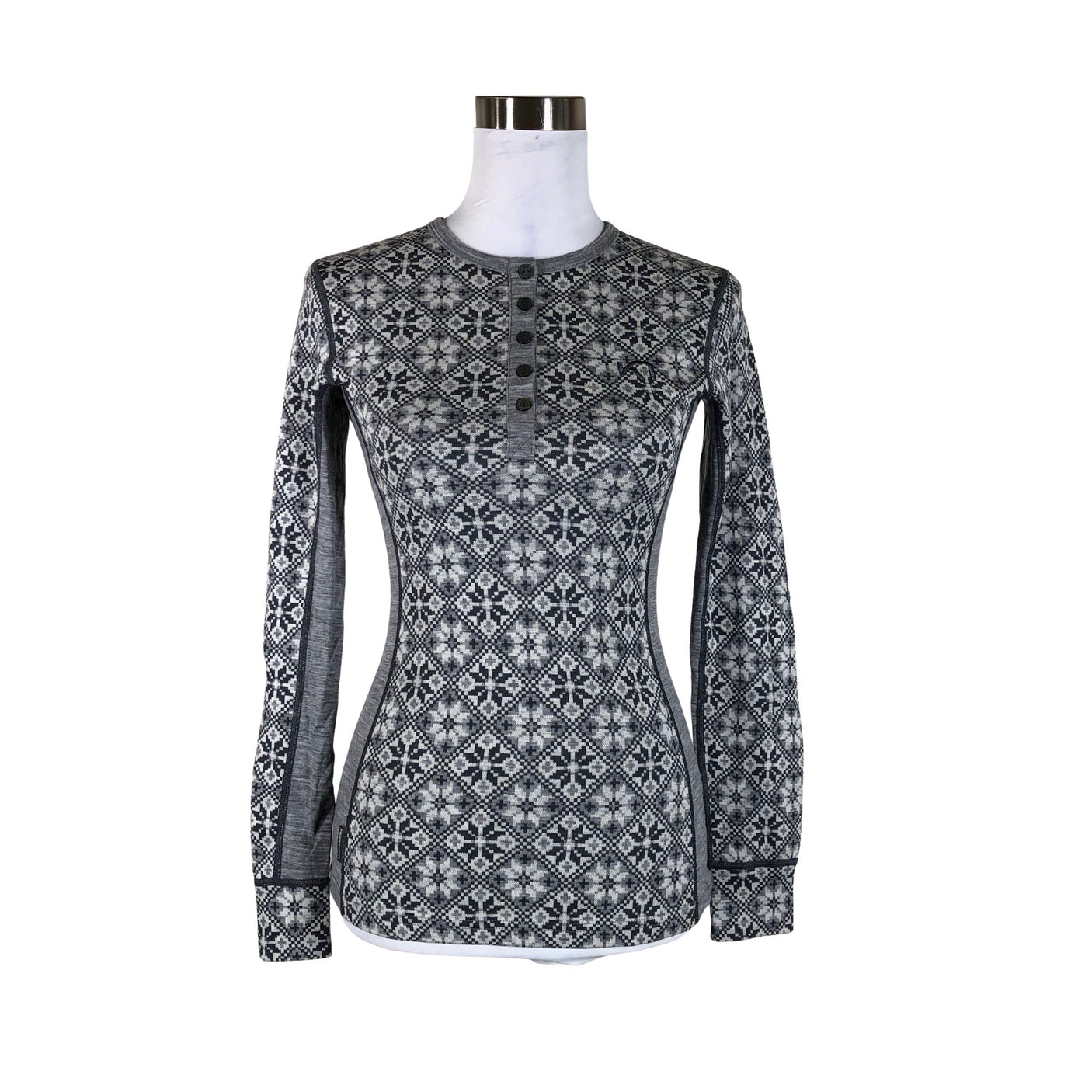 Unisex Kari Traa - Thermal shirt, size 36 - Gray (1)