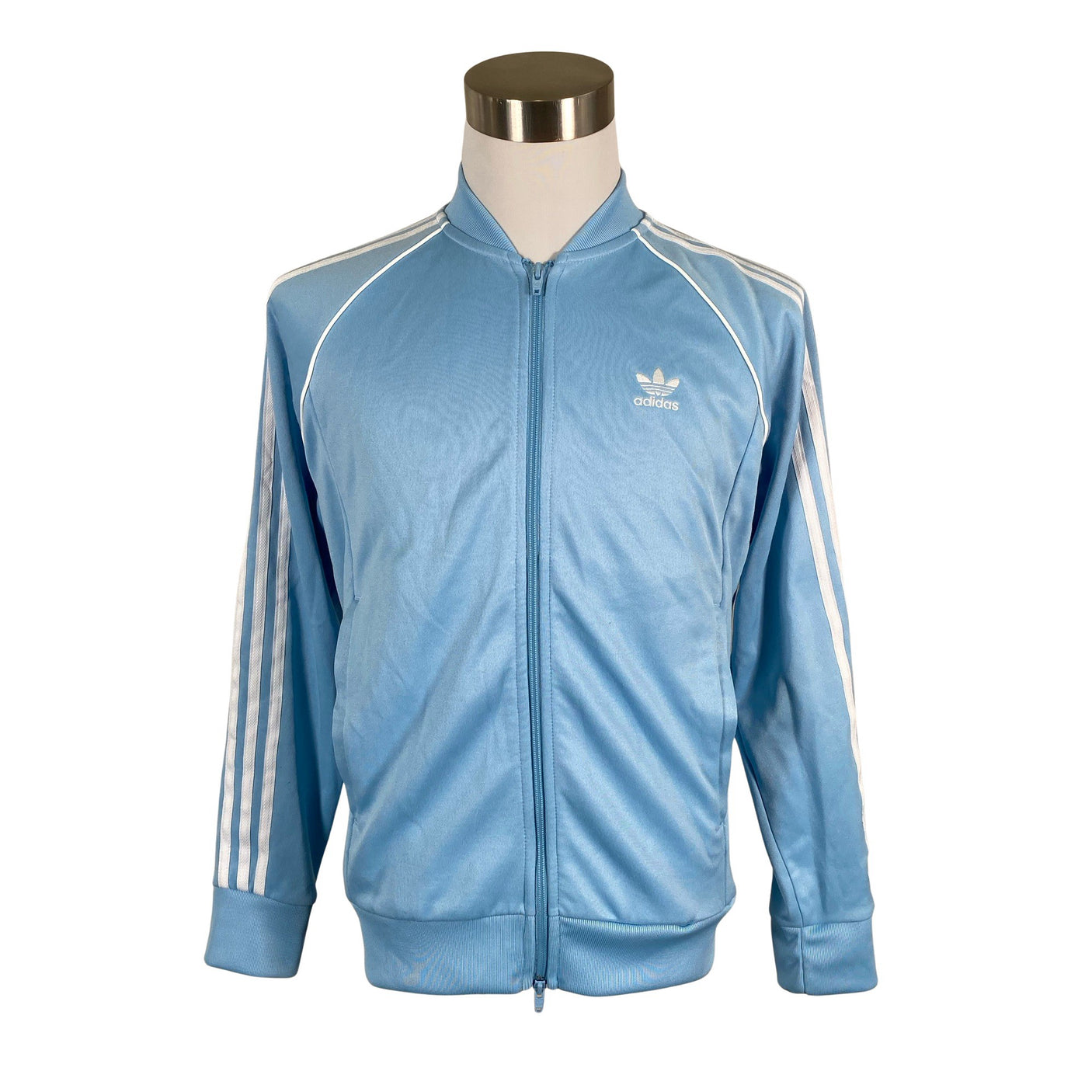 Unisex Adidas - Track jacket, size M - Light blue (1)