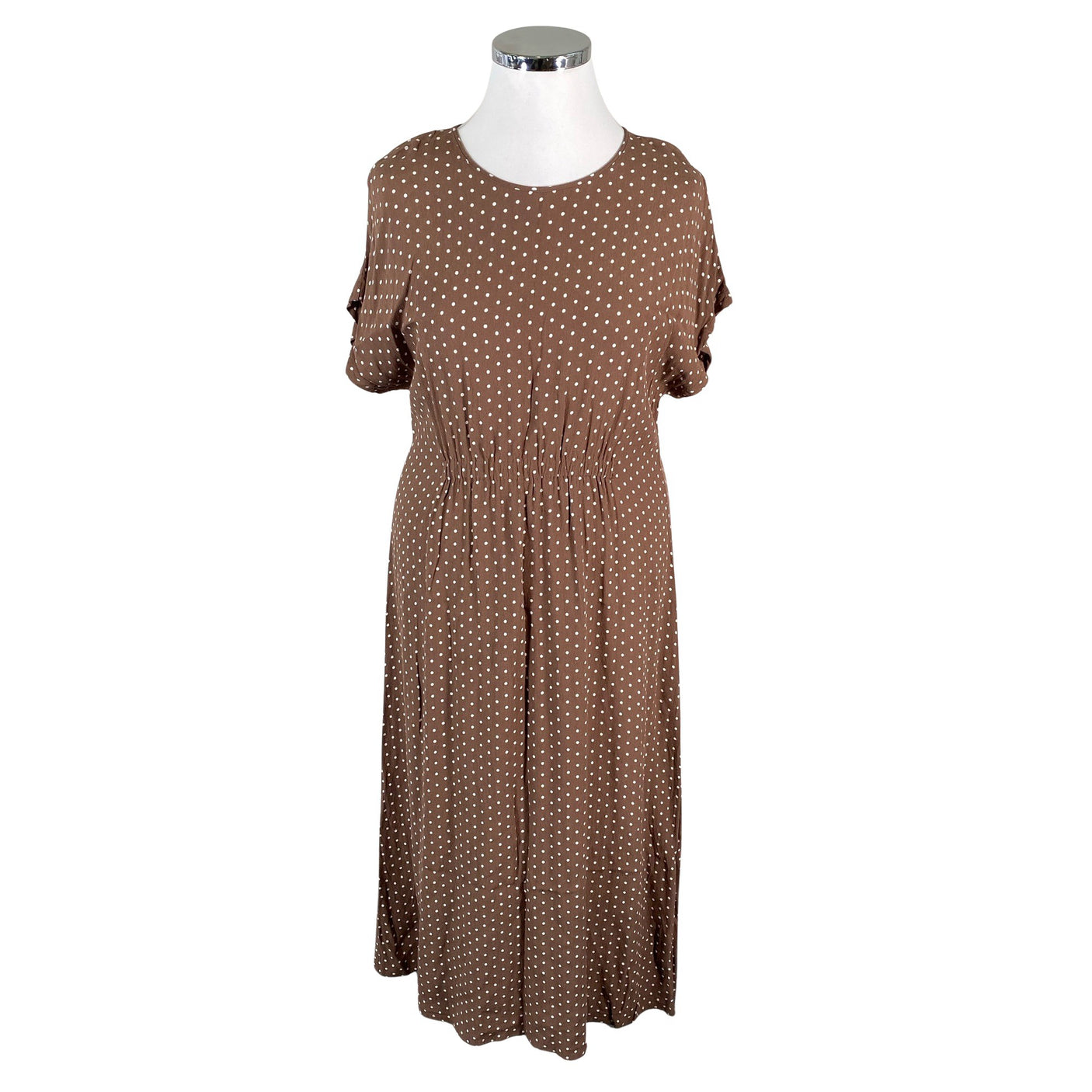 Unisex Nanso - Schiffon dress, size 42 - Brown (1)