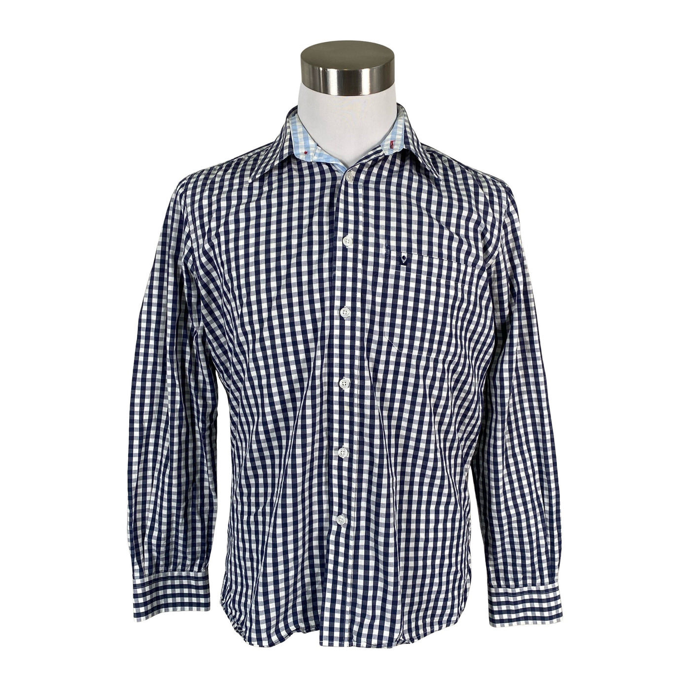 Unisex Melka - Collared shirt, size M - Blue (1)