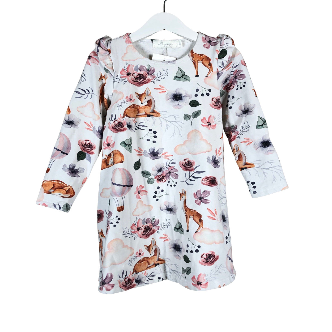 Unisex Mingnelin - Sweatshirt dress, size 110 - 116 - White (1)