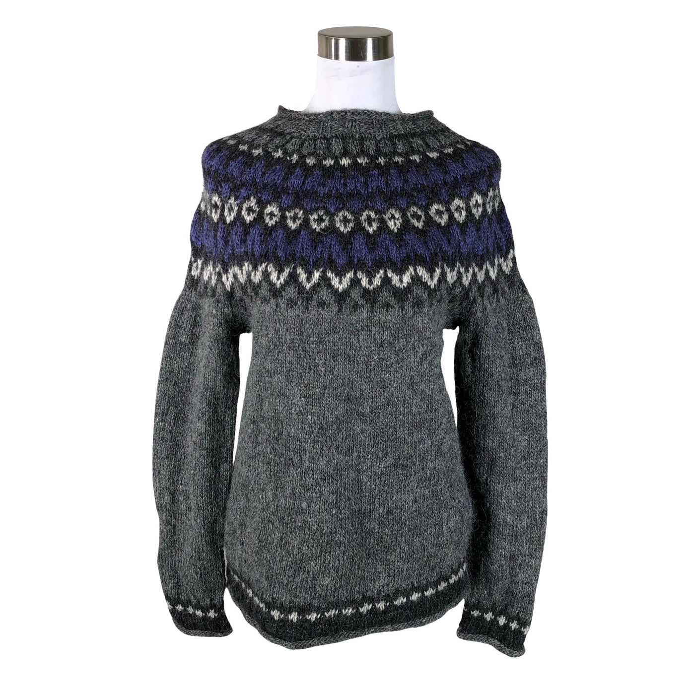 Unisex Handmade - Sweater, size 38 - Gray (1)