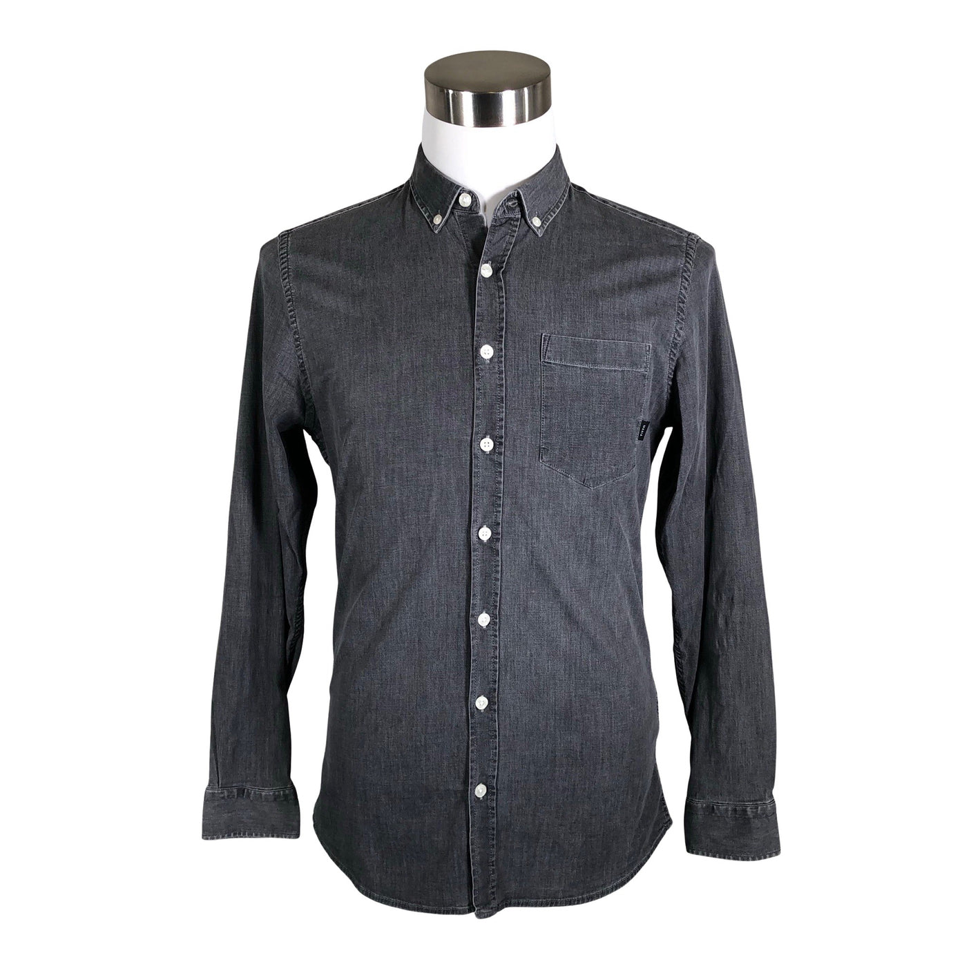 Unisex Makia - Denim shirt, size M - Gray (1)