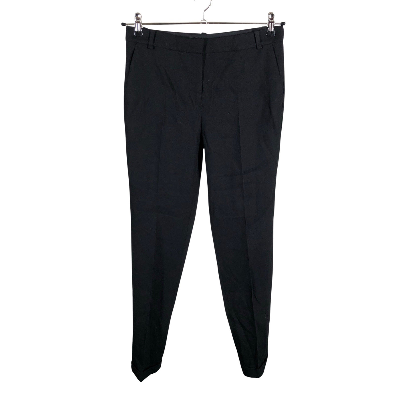 Unisex Massimo Dutti - Straight leg trousers, size 38 - Black (1)