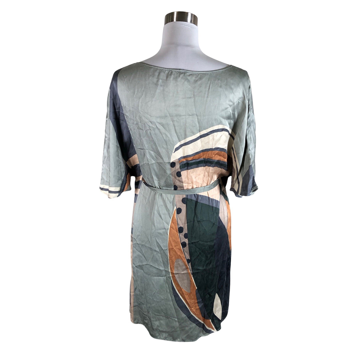 Unisex Max&Co - Schiffon dress, size 38 - Green (2)
