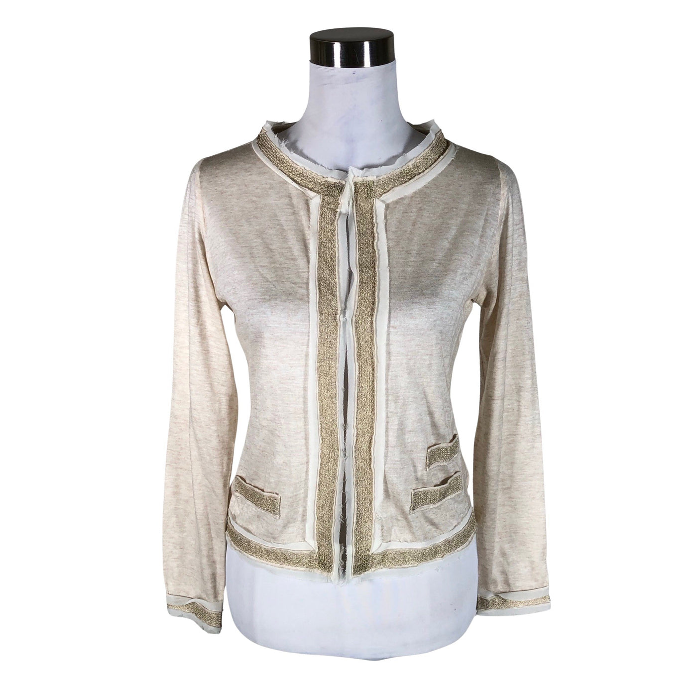 Unisex Adolfo Dominguez - Cardigan, size 36 - Beige (1)