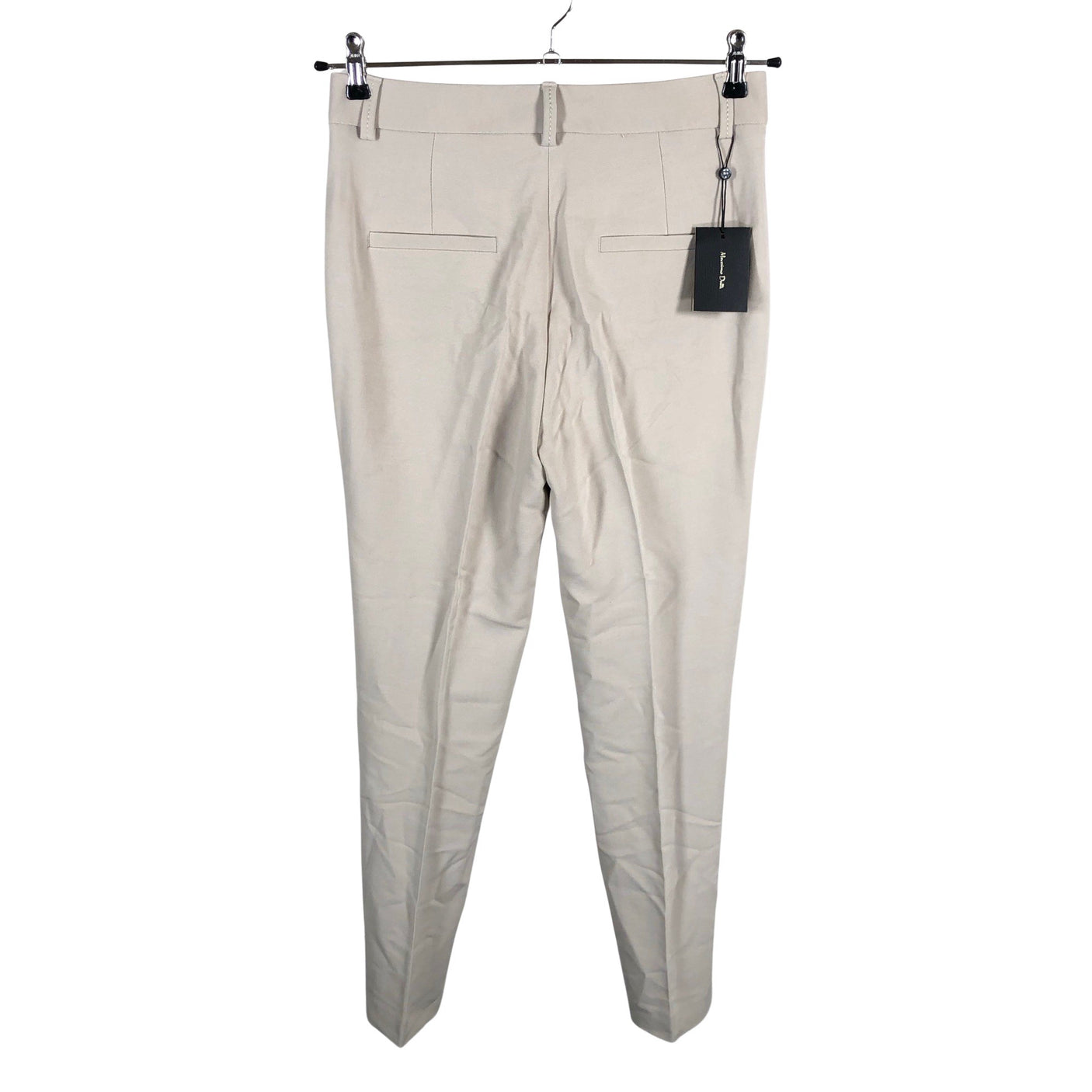 Unisex Massimo Dutti - Straight leg trousers, size 38 - Beige (2)