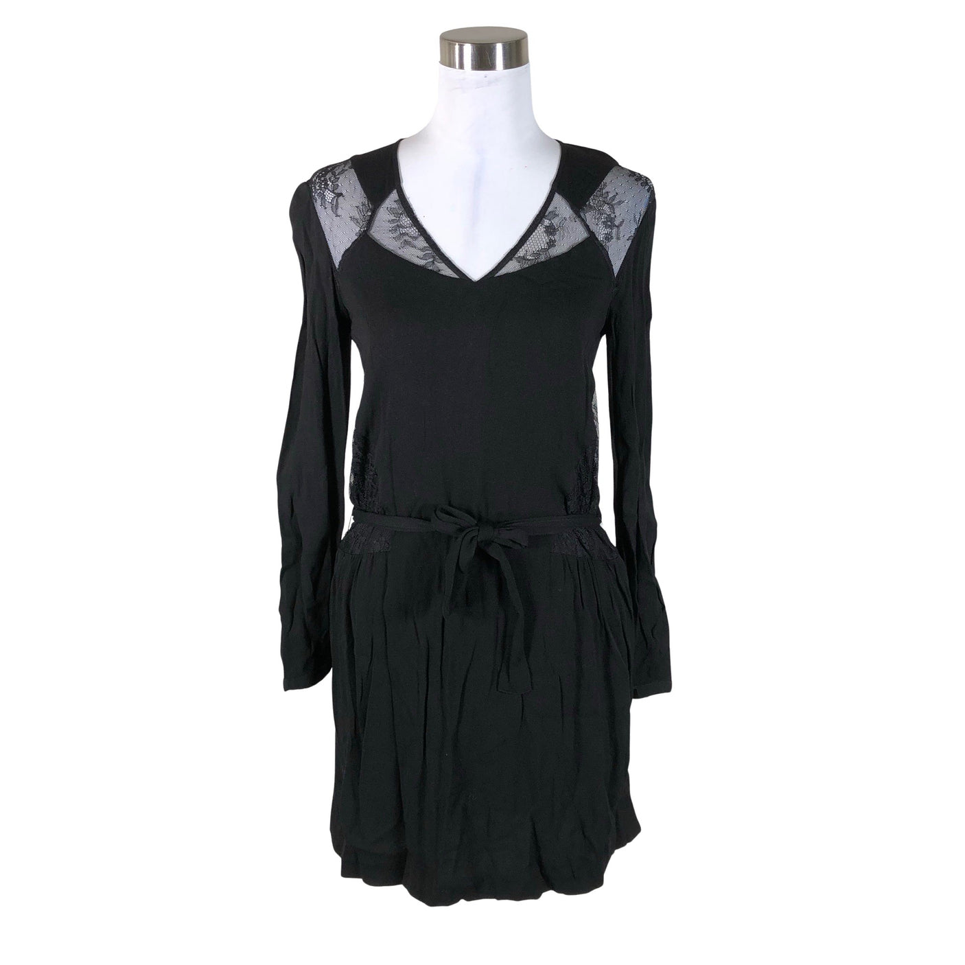 Unisex Comptoir des cotonniers - Schiffon dress, size 34 - Black (1)