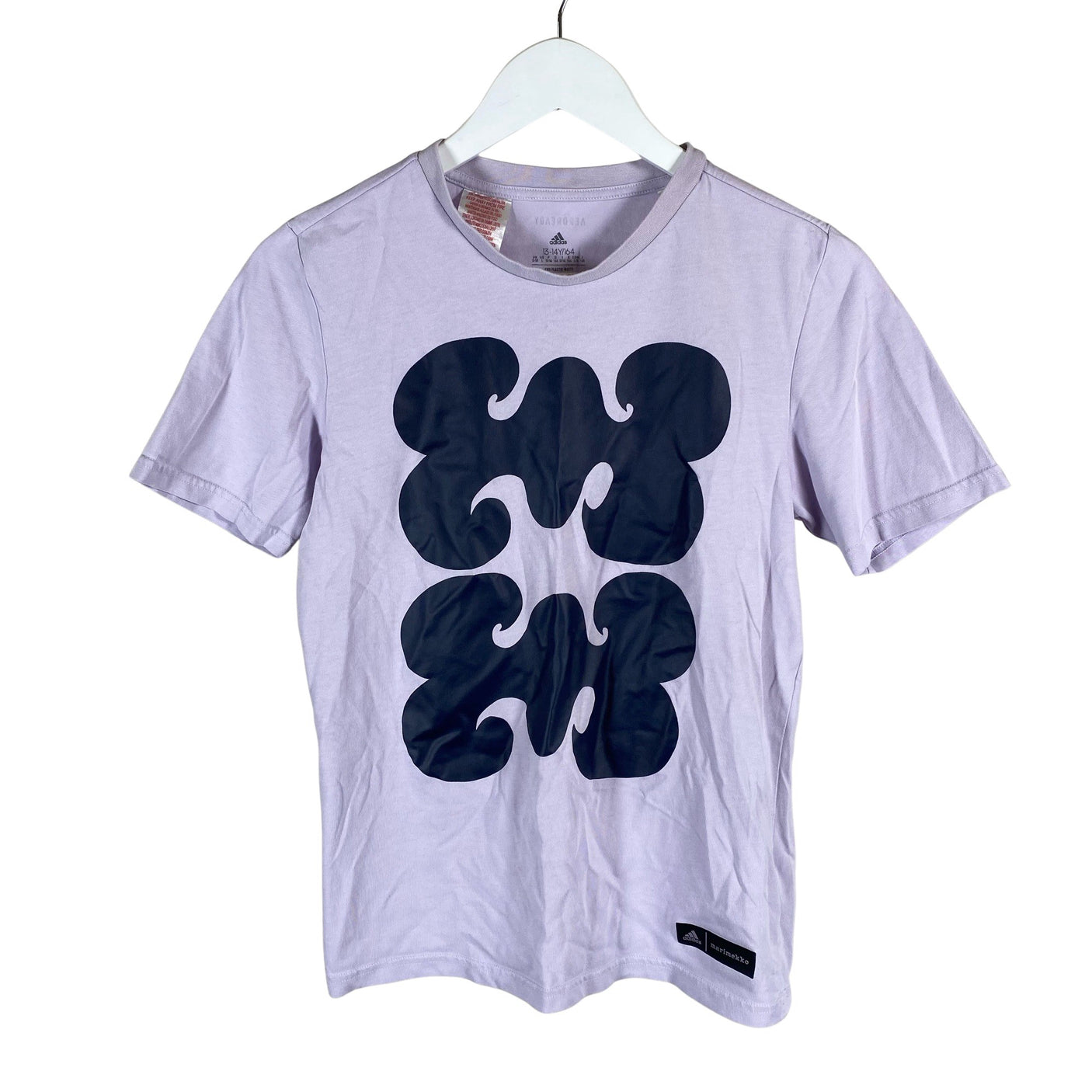 Unisex Adidas - T-shirt, size 158 - 164 - Violet (1)
