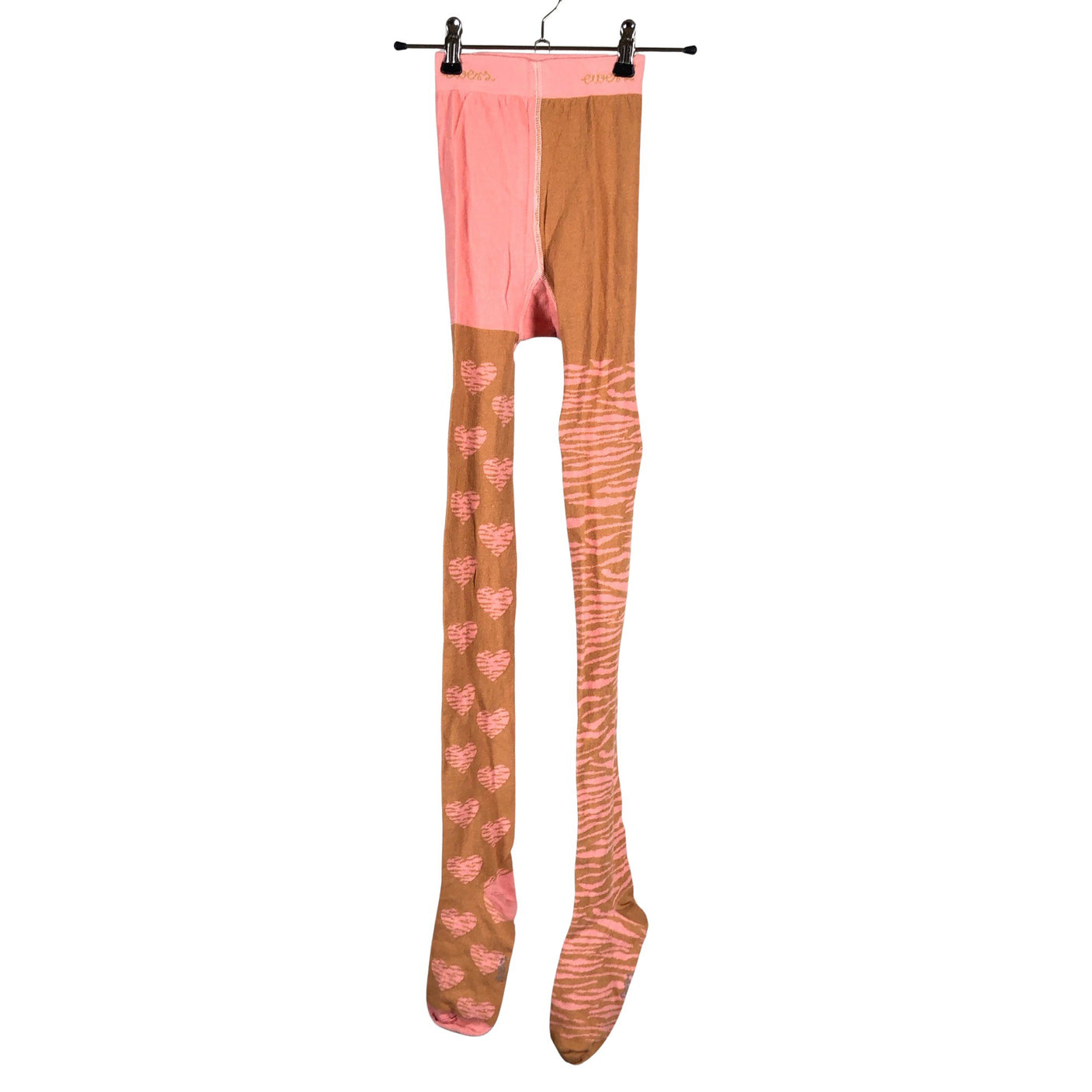 Unisex Ewers - Stockings, thick, size 134 - 140 - Light pink (1)