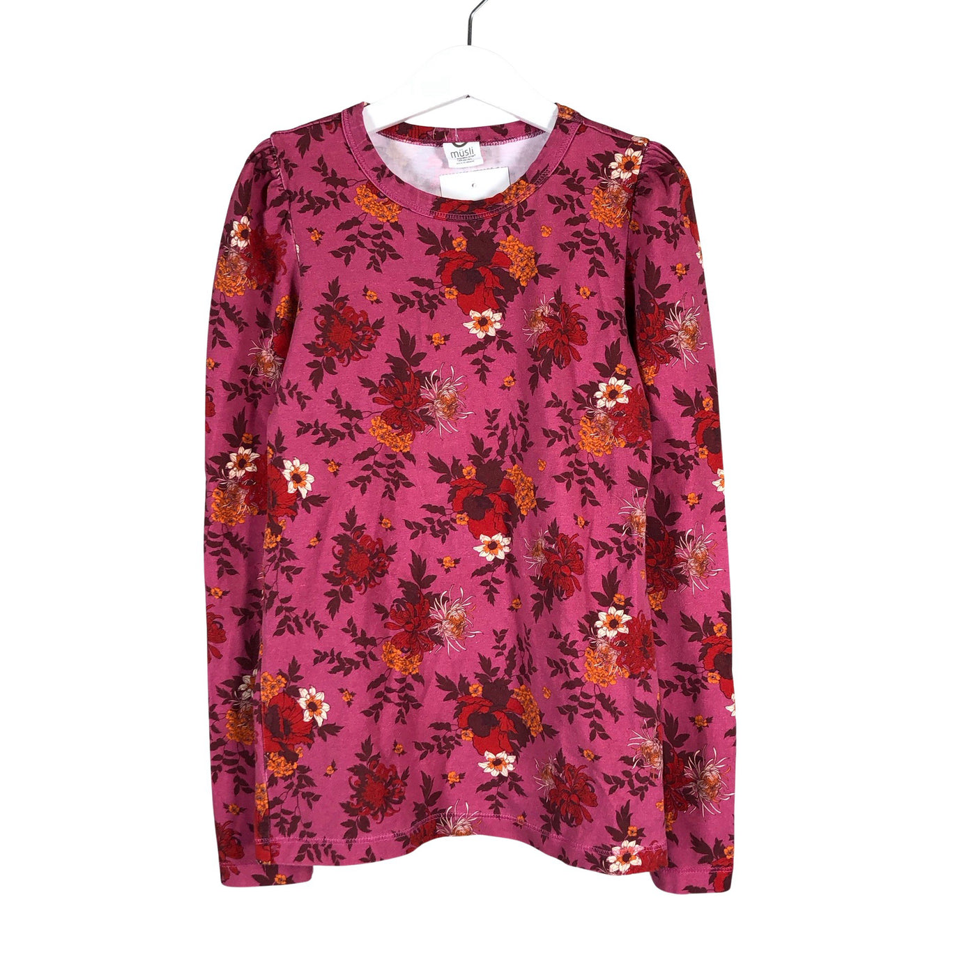 Unisex Müsli - Tricot shirt, size 128 - 134 - Pink (1)