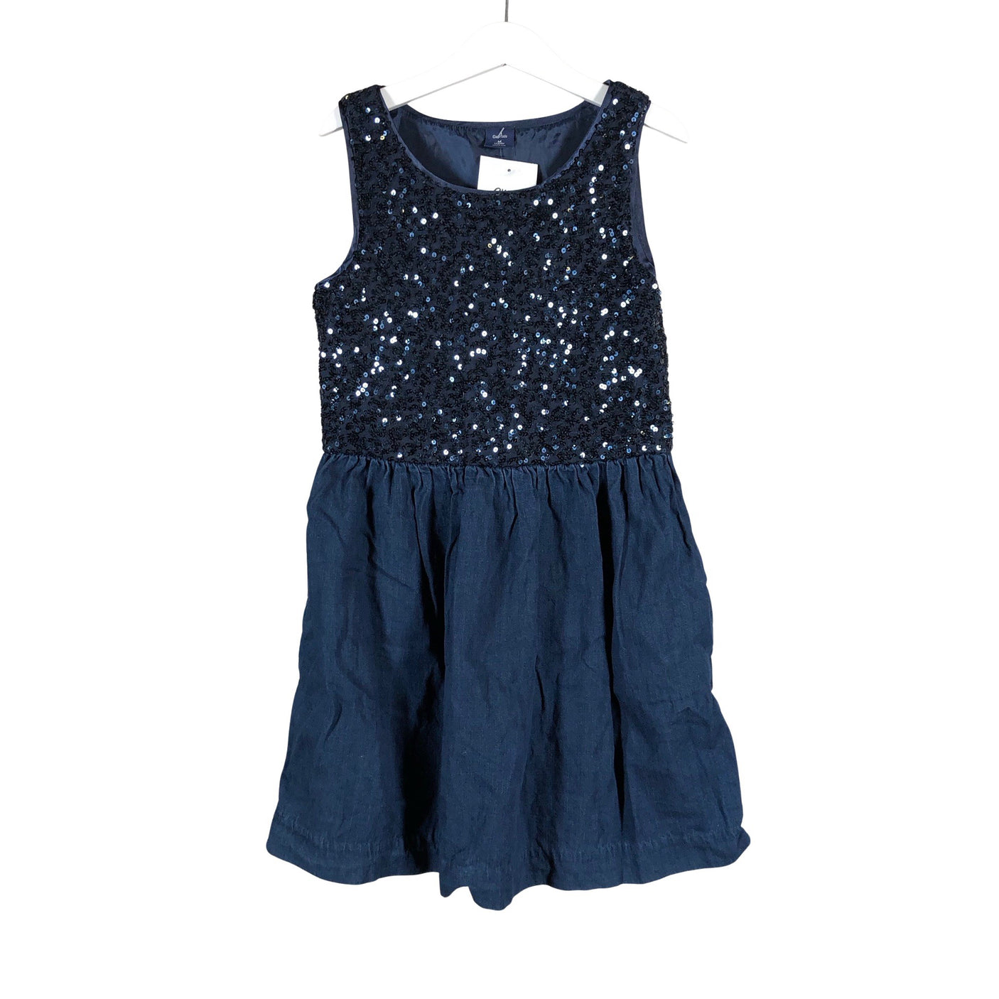 Unisex Gap - Party dress, size 128 - 134 - Blue (1)