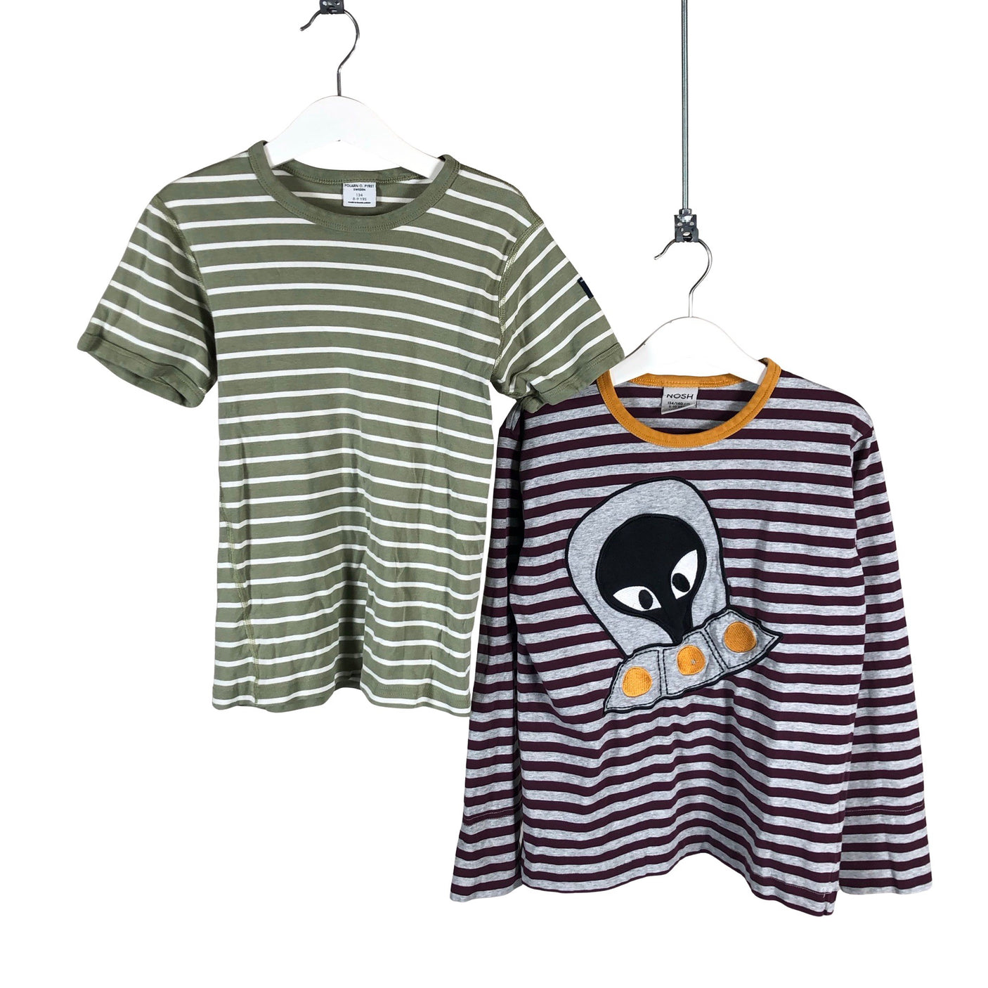 Unisex Polarn O. Pyret - Tricot shirt, size 134 - 140 - Green (1)