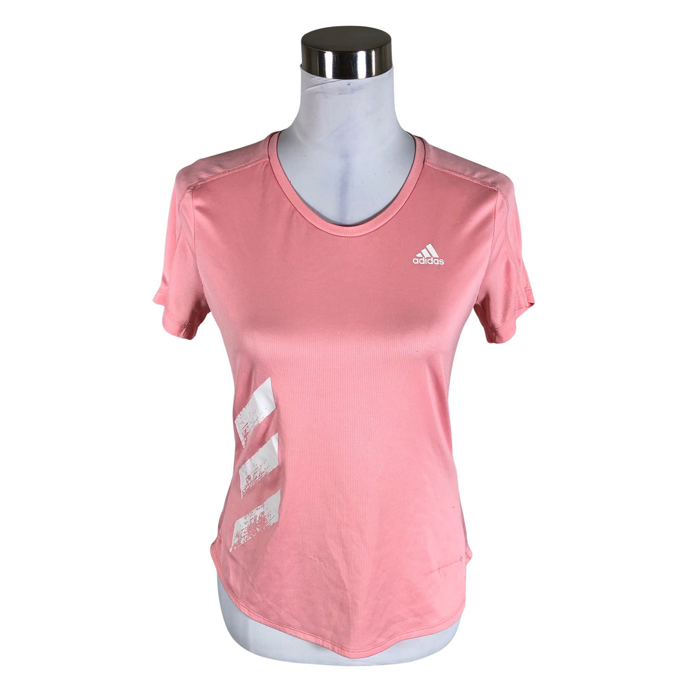 Unisex Adidas - Sports shirt, short sleeve, size 36 - Light pink (1)