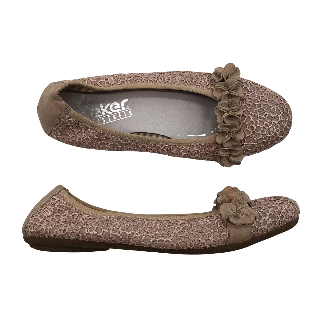 Unisex Rieker - Ballerinas, size 39 - Light pink (1)