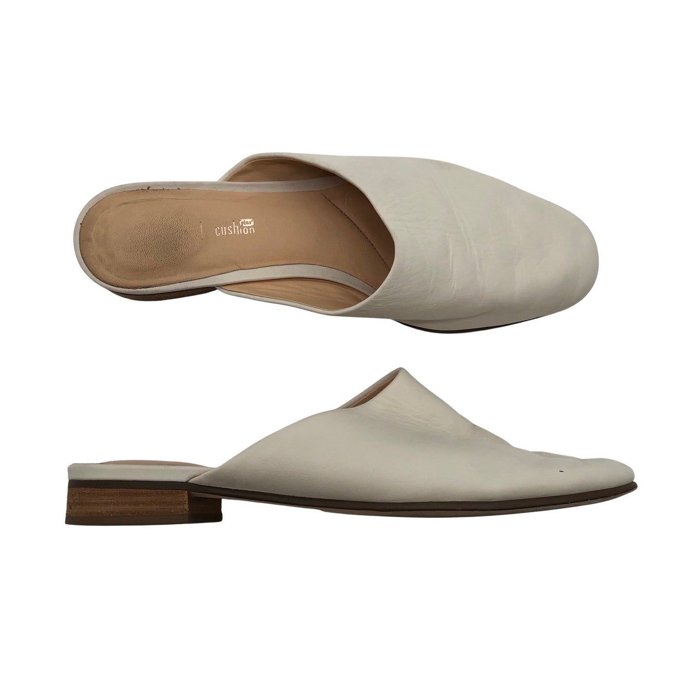 Unisex Clarks - Slip-on shoes, size 39 - Natural white (1)