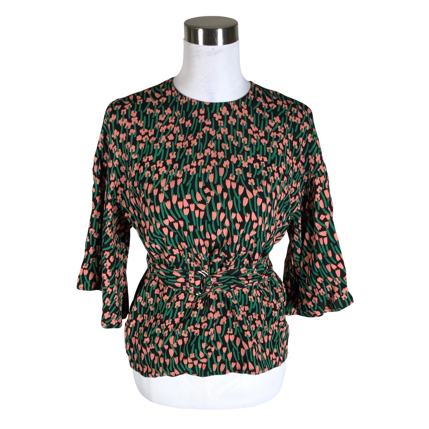Unisex Marimekko - Short-sleeved blouse, size 36 - Black (1)