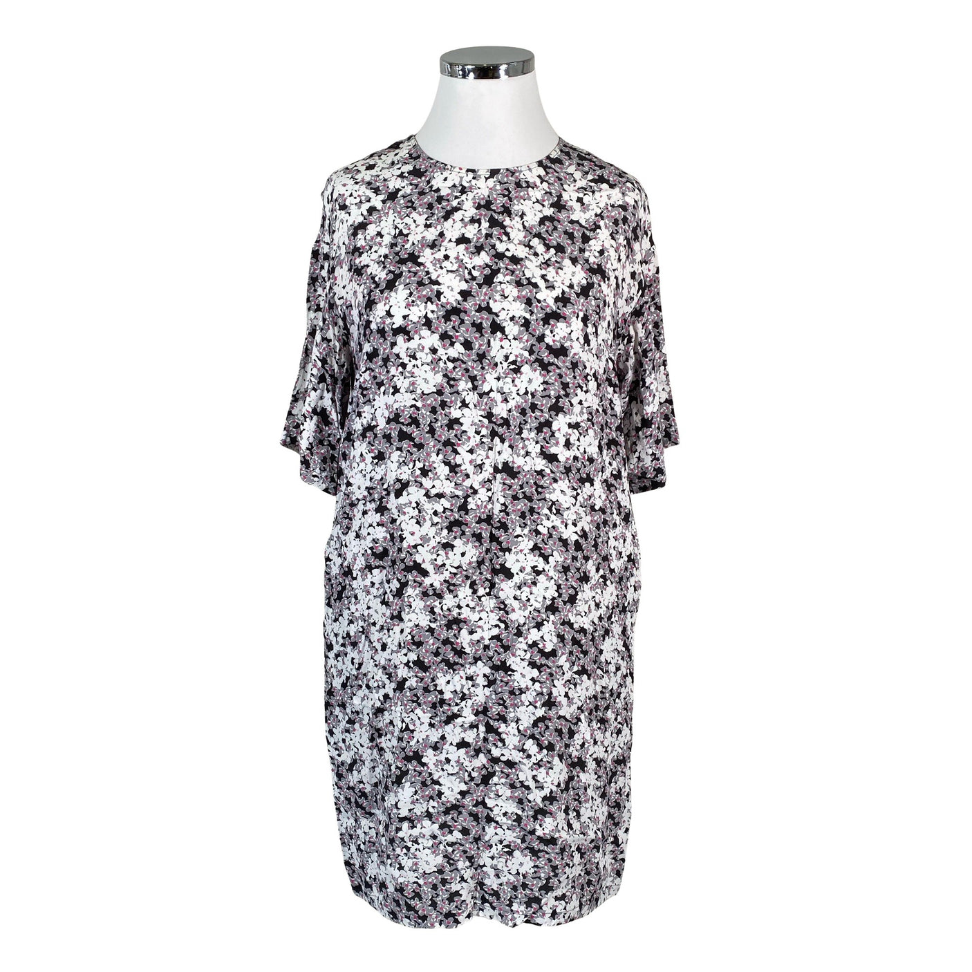 Unisex Marimekko - Schiffon dress, size 42 - Black (1)