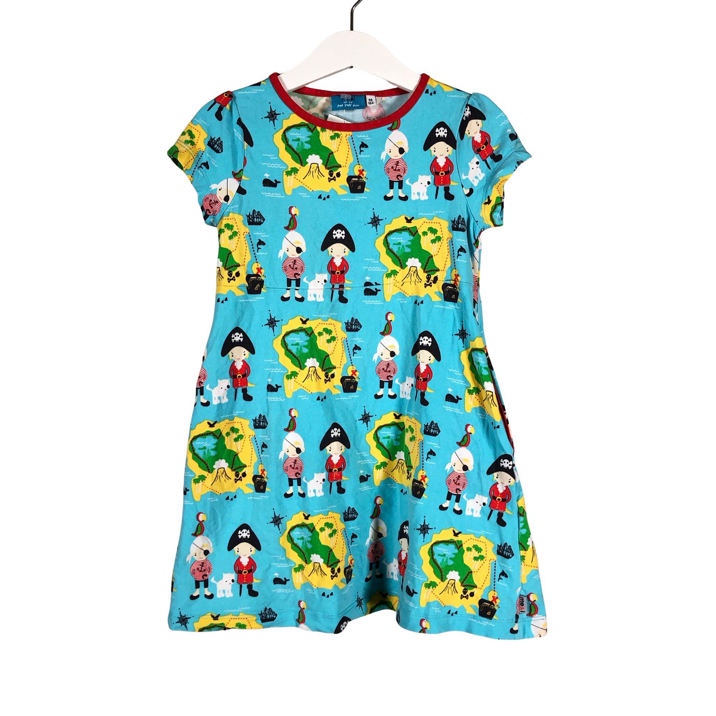 Unisex me&i - Tricot dress, size 98 - 104 - Turquoise (1)