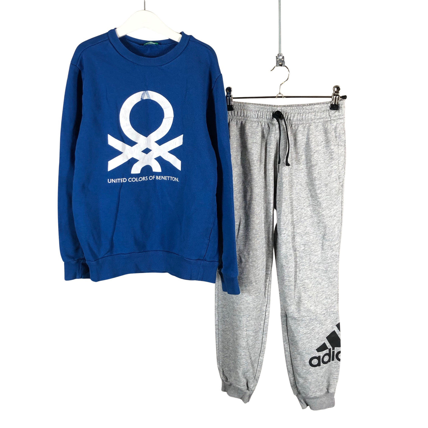 Unisex Adidas - Sweatpants, size 134 - 140 - Gray (1)