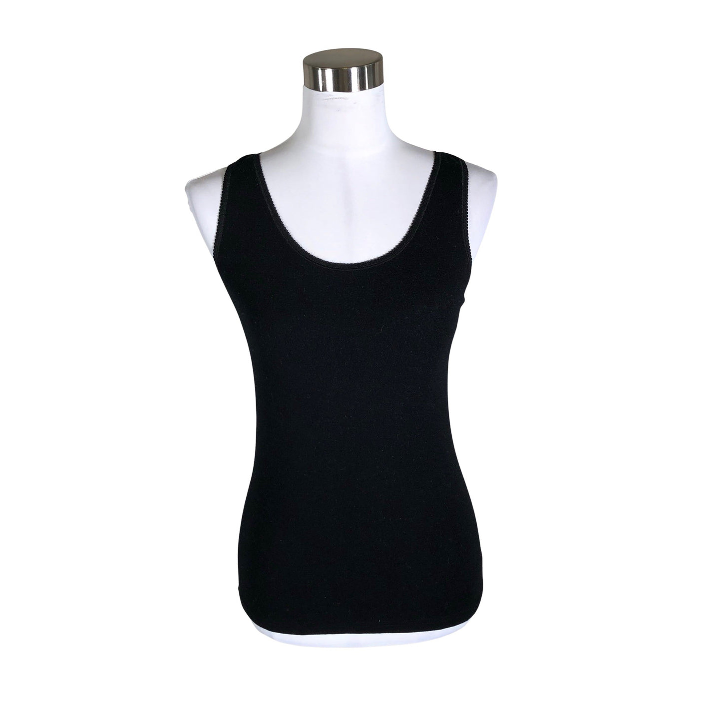 Unisex Dilling - Tricot tank top, size 40 - Black (1)
