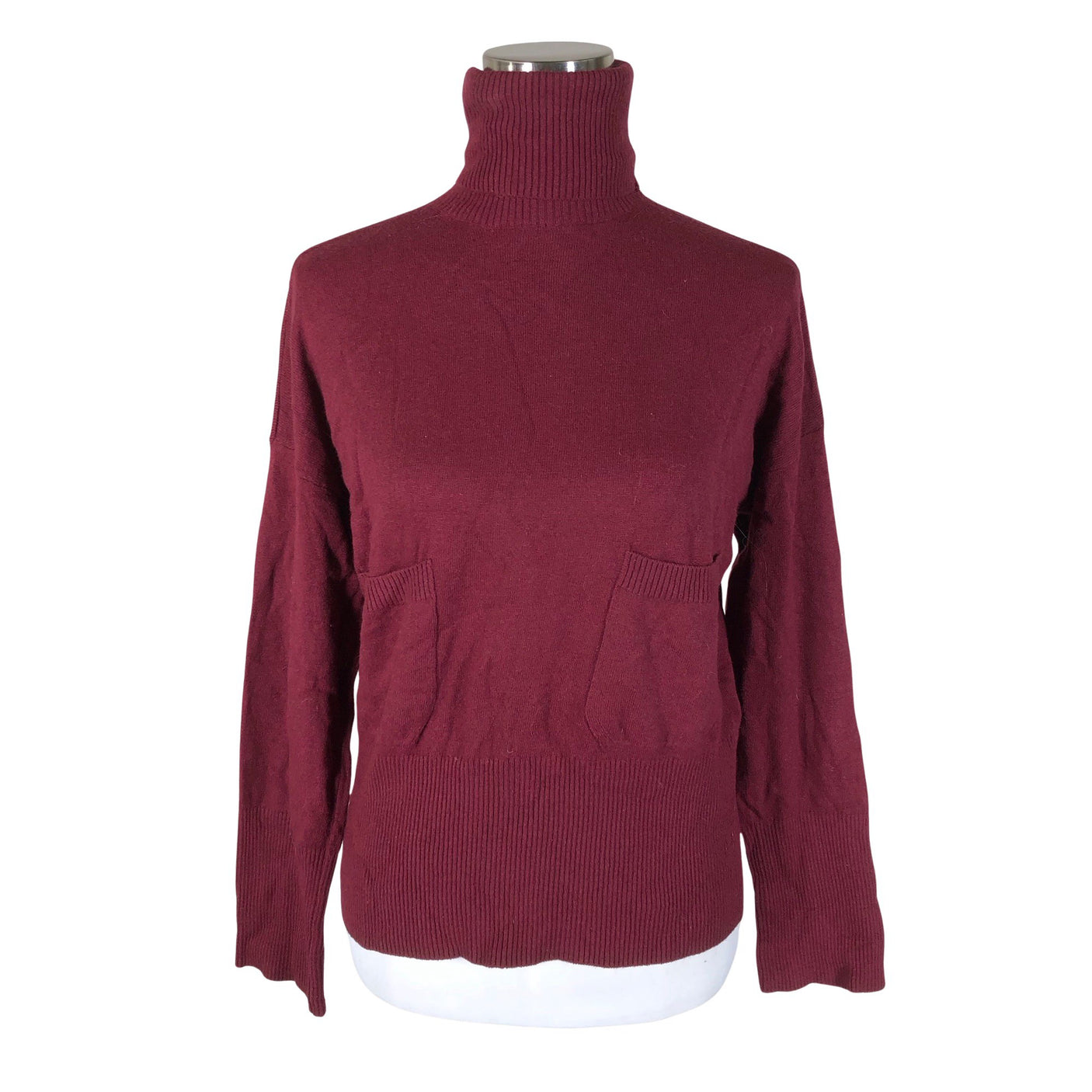 Unisex Massimo Dutti - Sweater, size 34 - Wine red (1)