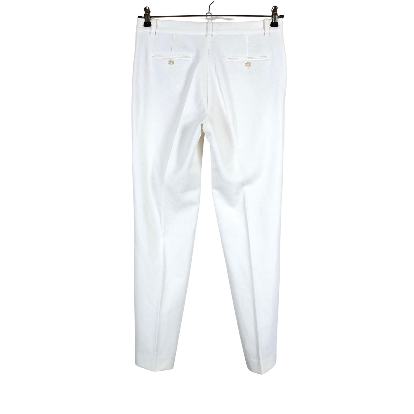 Unisex Massimo Dutti - Straight leg trousers, size 38 - Natural white (2)