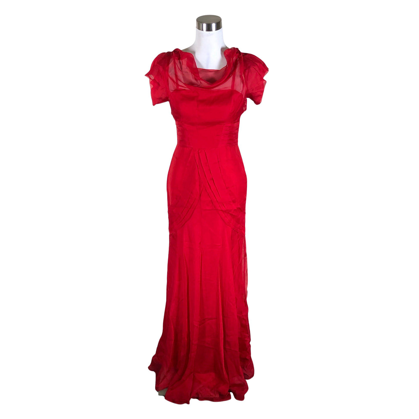 Unisex Purificación García - Party dress, size 38 - Red (1)