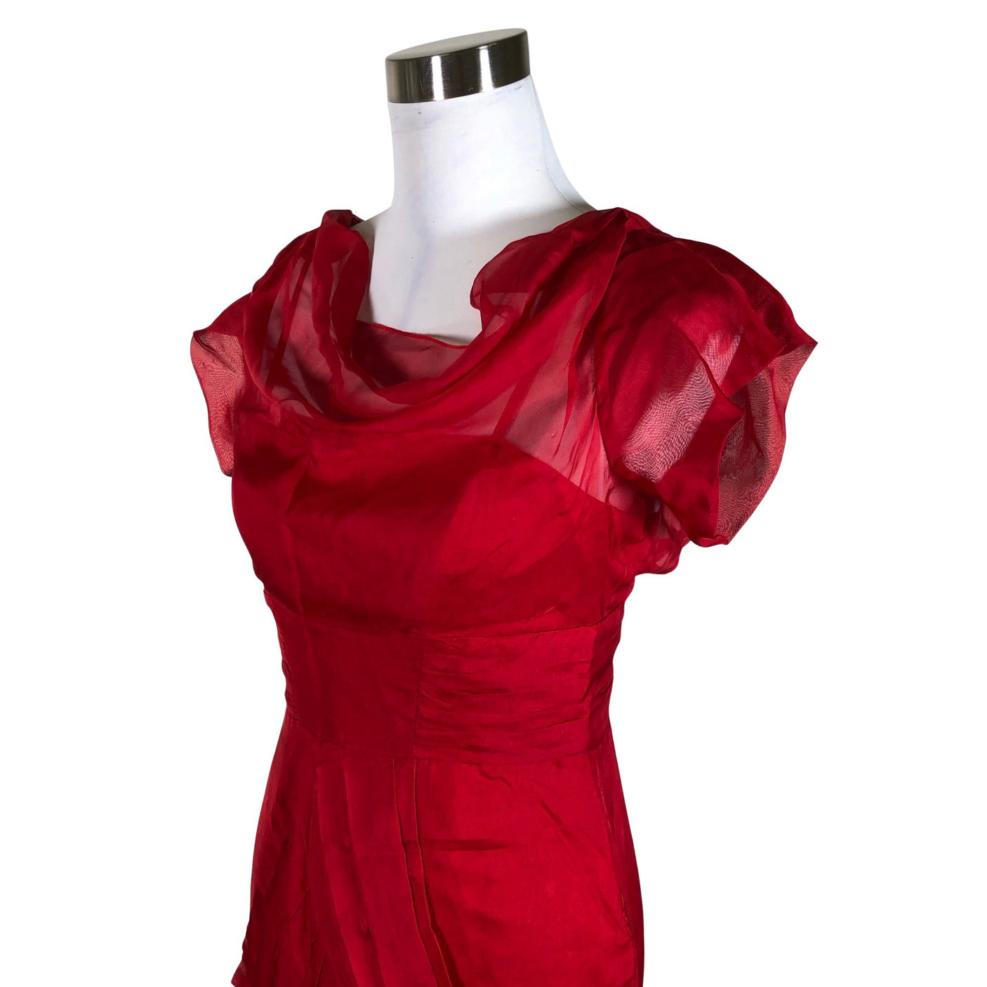 Unisex Purificación García - Party dress, size 38 - Red (3)