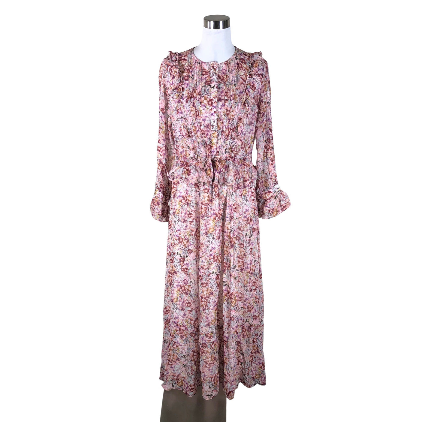 Unisex By Malina - Schiffon dress, size 38 - Light pink (1)