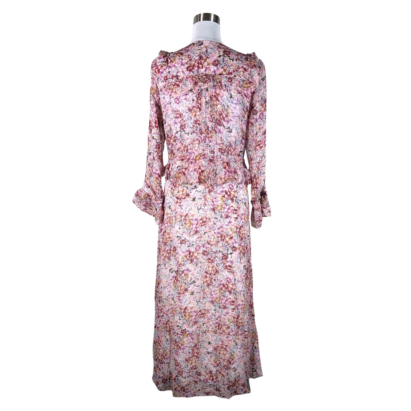 Unisex By Malina - Schiffon dress, size 38 - Light pink (2)