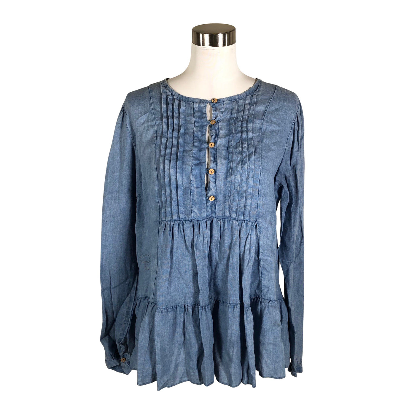 Unisex Bohemiana - Blouse, size 40 - Light blue (1)