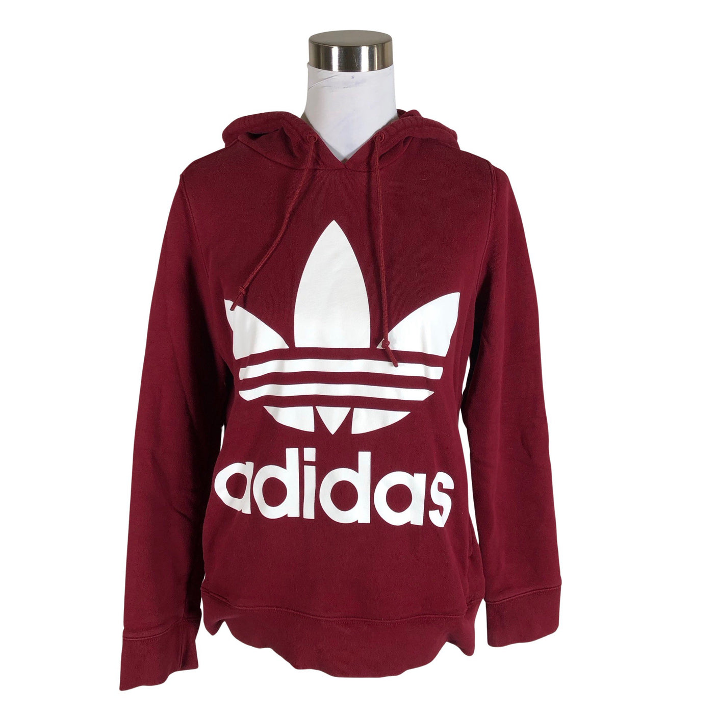 Unisex Adidas - Hoodie, size 38 - Wine red (1)