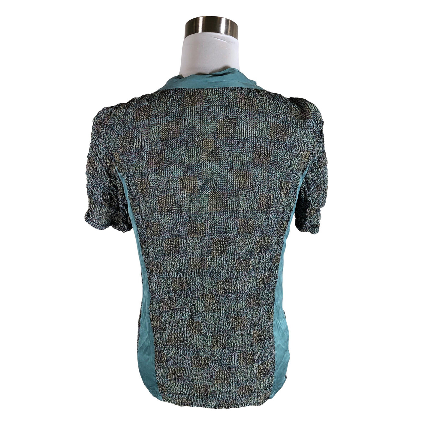 Unisex Schumacher - Short-sleeved blouse, size 38 - Light blue (2)